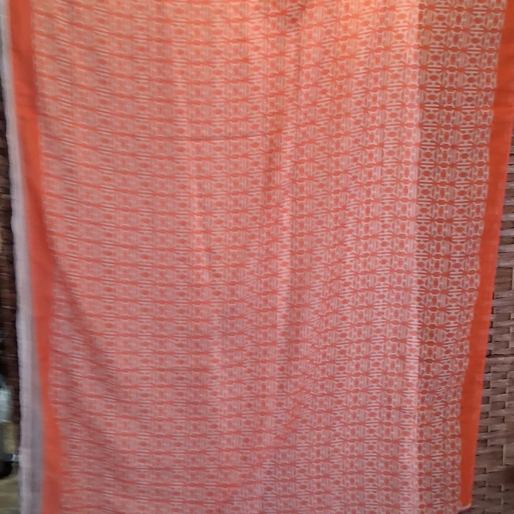 India Hicks Orange and Purple Scarf - Picture 4 of 5